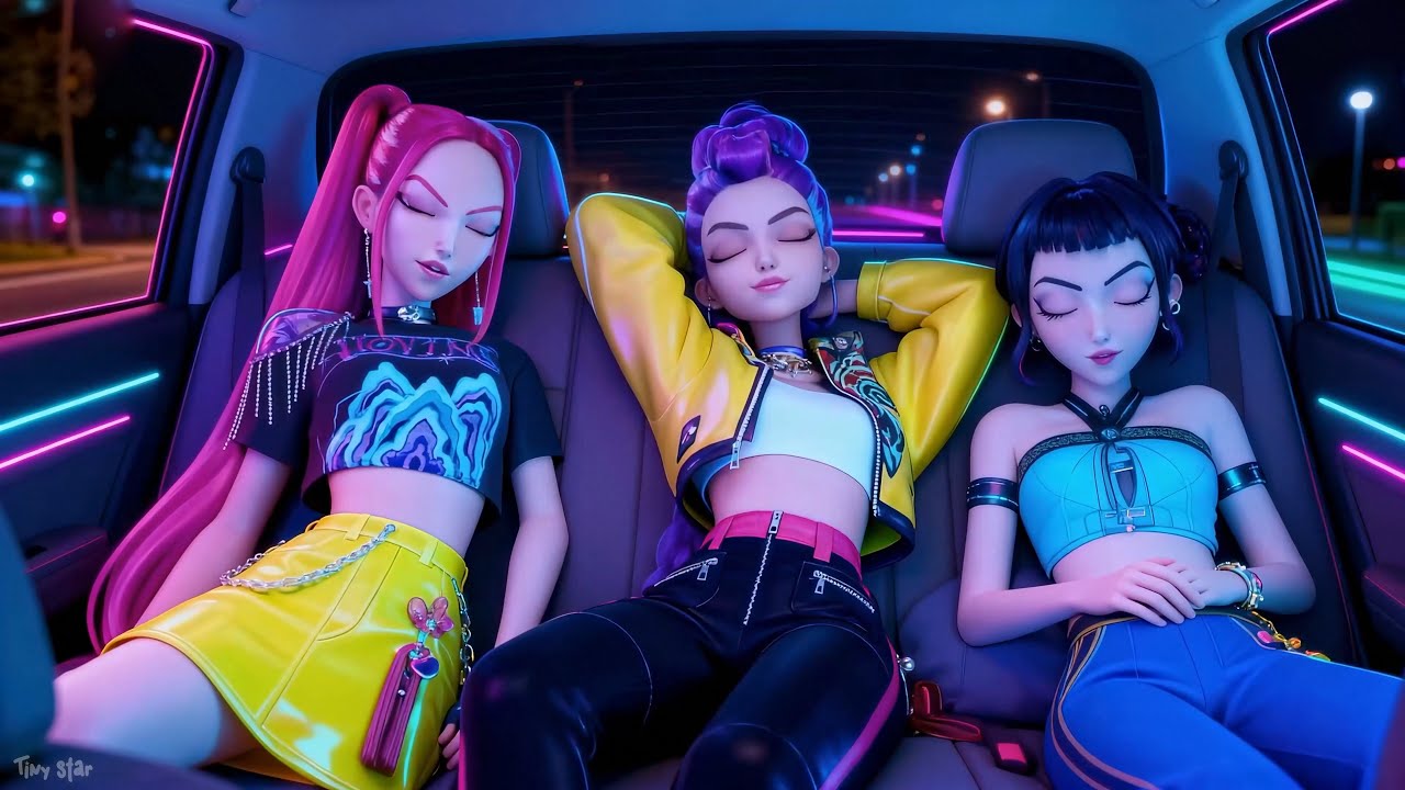 Избавьтесь от тревоги и бессонницы за 3 минуты 🍃 | С Huntrix — Руми, Мира, Зои из KPop Demon Hunter