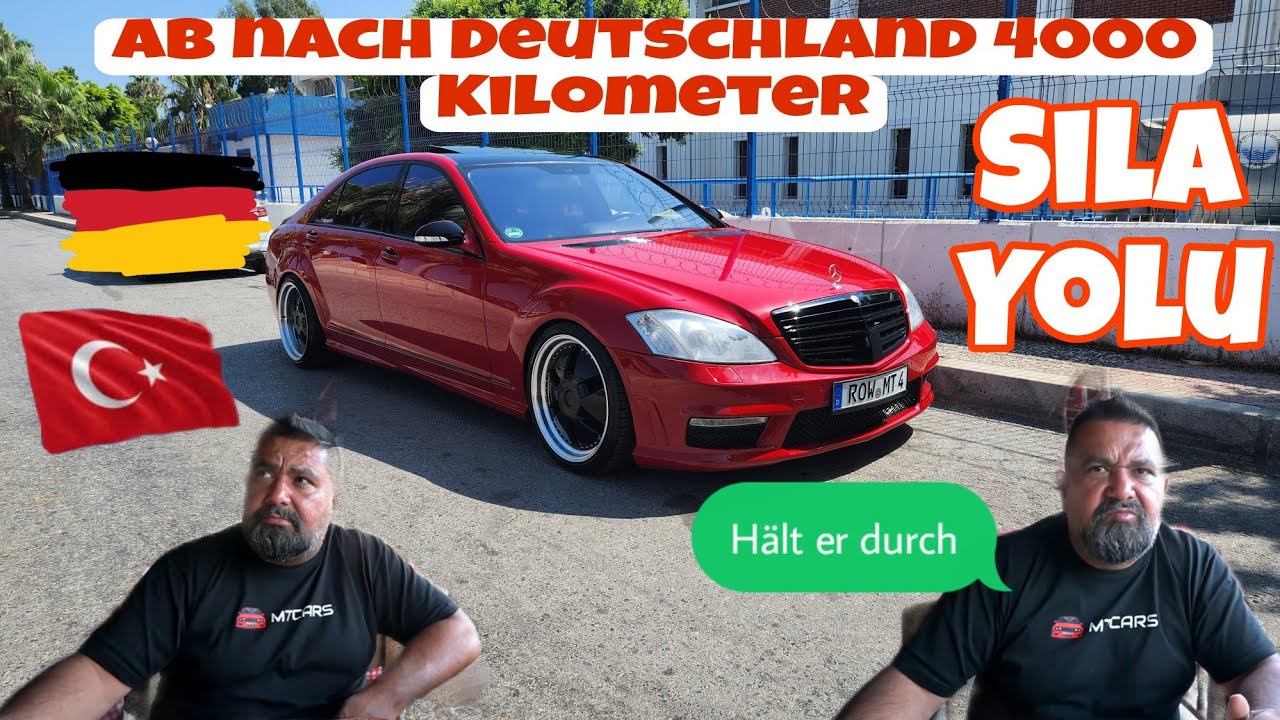 Fahren zurück nach Deutschland. 4000 Kilometer, Sila Yolu. Hoffentlich ohne Panne..
