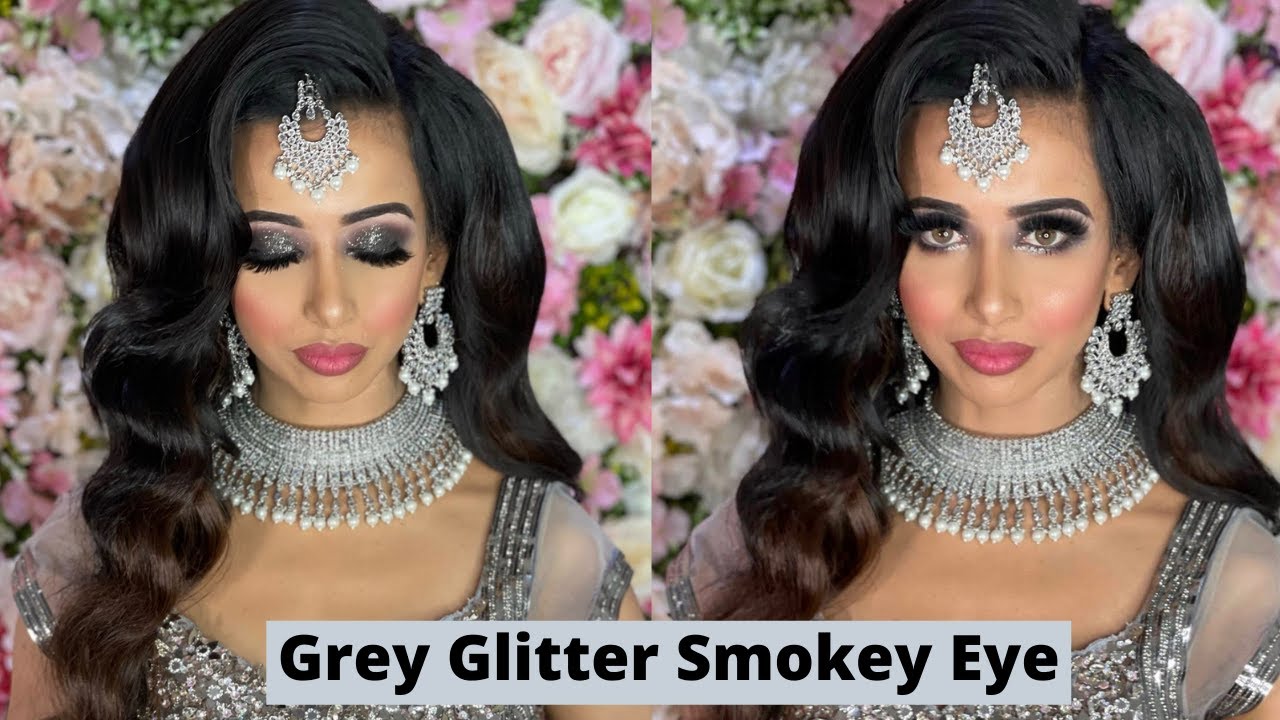 Smokey Glitter Tutorial | Easy Step By Step | Long Lasting Base | Cover Pigmentation | Beginners