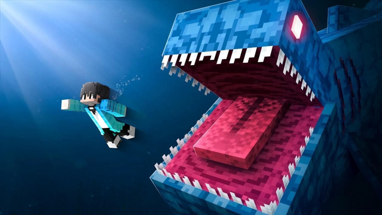 Surviving THE BLOOP In Minecraft 😨