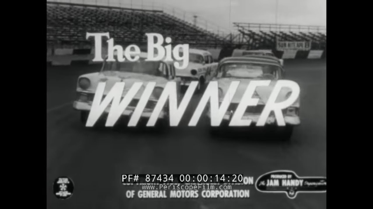 1956 CHEVROLET STOCK CAR RACING PROMOTIONAL FILM  