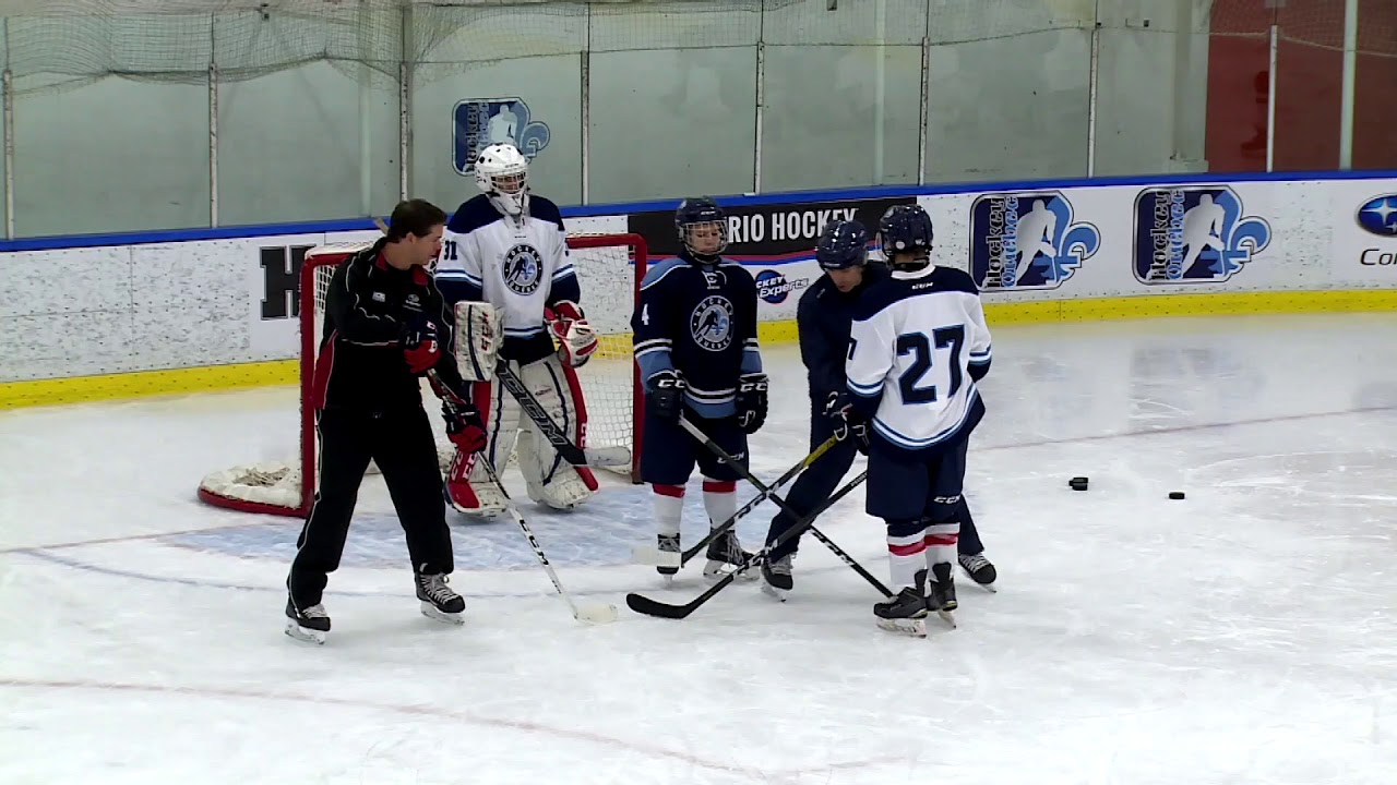 Hockey Le Magazine - Saison 3 - Exercices - La technique pour bloquer au filet