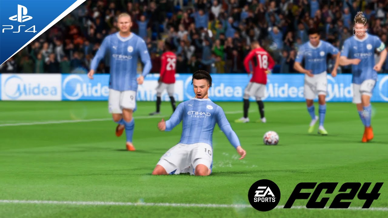 EA Sports FC 24 — игровой процесс PS4 Slim 60 кадров в секунду