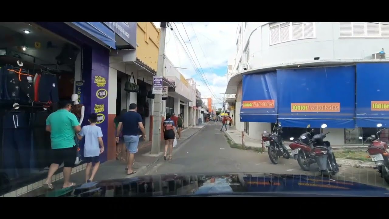 Ruas de Cajazeiras. Paraíba.