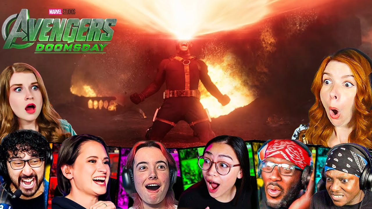 Reactors Surprised to See Cyclops On Avengers Doomsday X-Men Trailer Movie Reaction