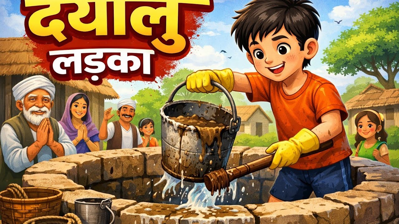 Dayalu ladke ki mehnat cartoon story|| Cartoon story in hindi @Smpstory-96 