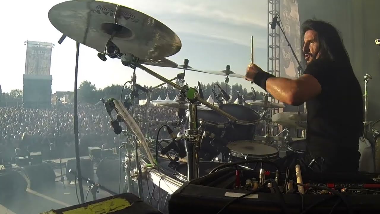 W.A.S.P. Wild Child - Randy Black drum cam @Alcatraz Festival 2015