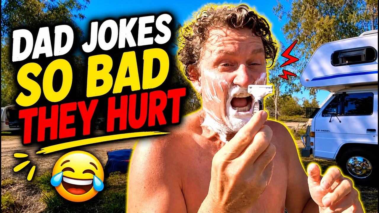Dad jokes and puns GALORE! Episode 108 || TRAVELLING AROUND AUSTRALIA IN A MOTORHOME