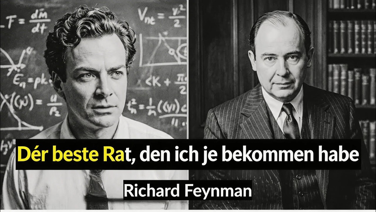 Der klügste Mann, den ich je getroffen habe, hielt sich für nicht gut genug  Feynman über Von Neuman