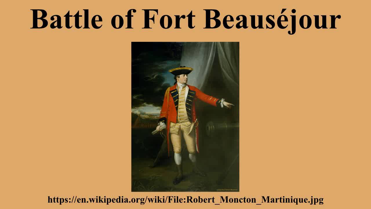 Battle of Fort Beaus&eacute;jour