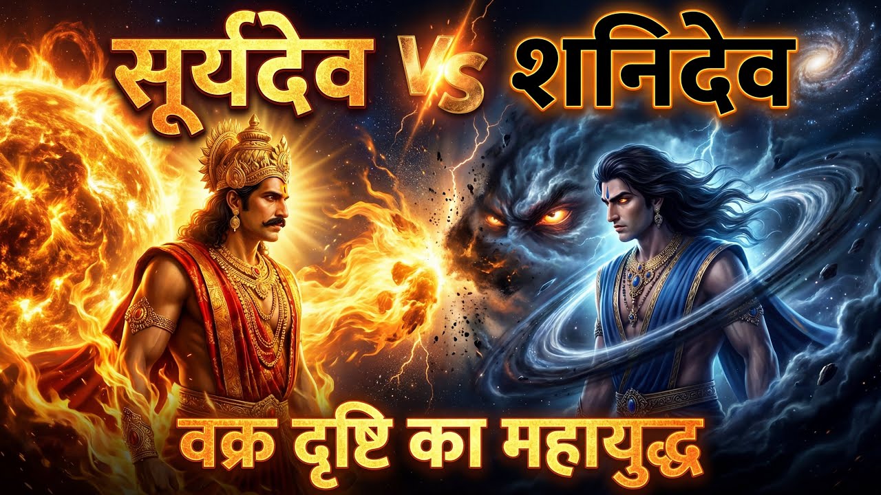 😱 जब शनि देव ने अपने ही पिता सूर्य देव पर डाली वक्र दृष्टि  उसी क्षण कांप उठा ब्रह्मांड!