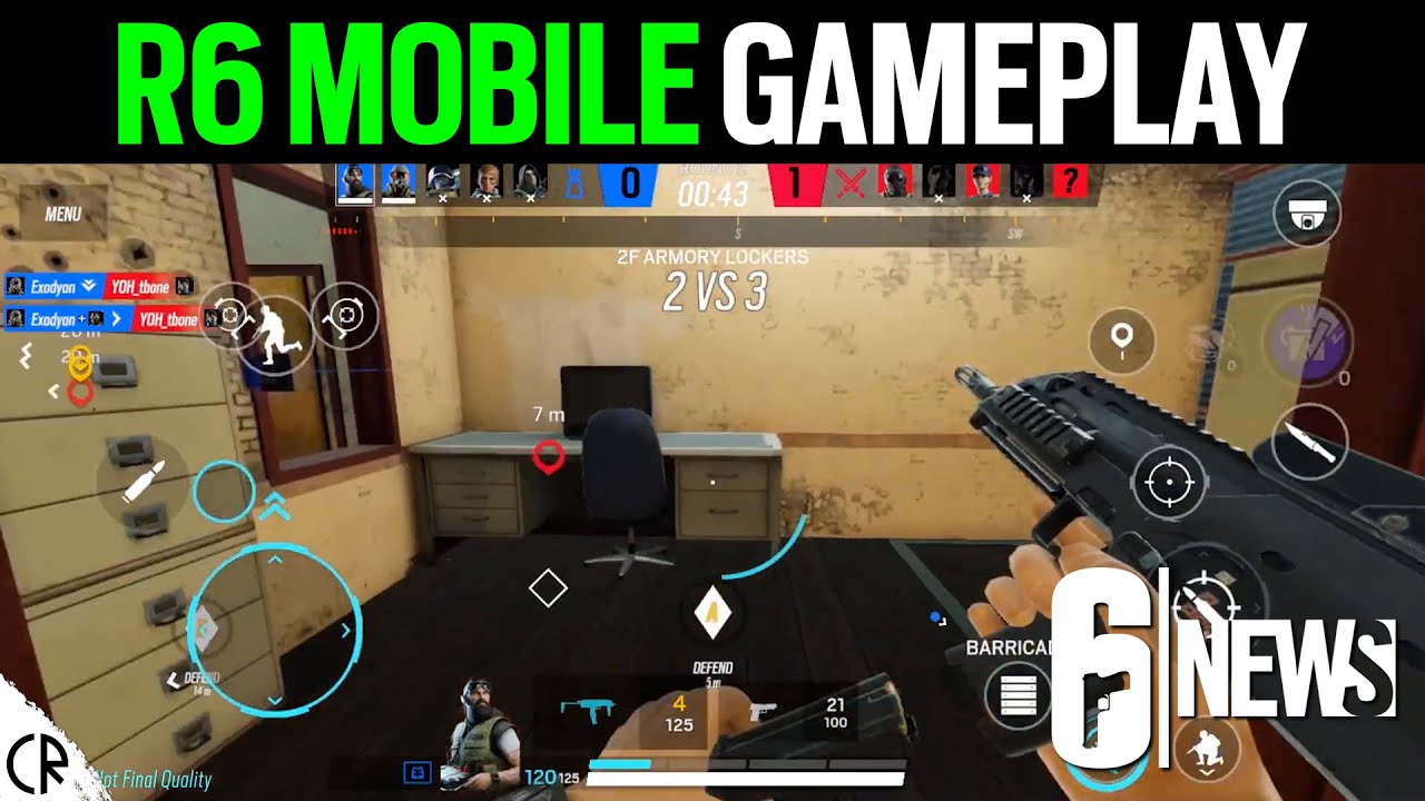 R6 Mobile Gameplay - 6News - Rainbow Six Mobile
