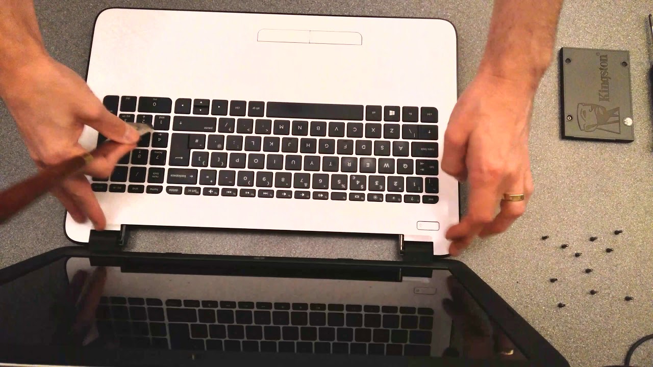 Ноутбук HP 15 &mdash; как заменить или обновить жесткий диск (V0X52EA#ABU / af117na)