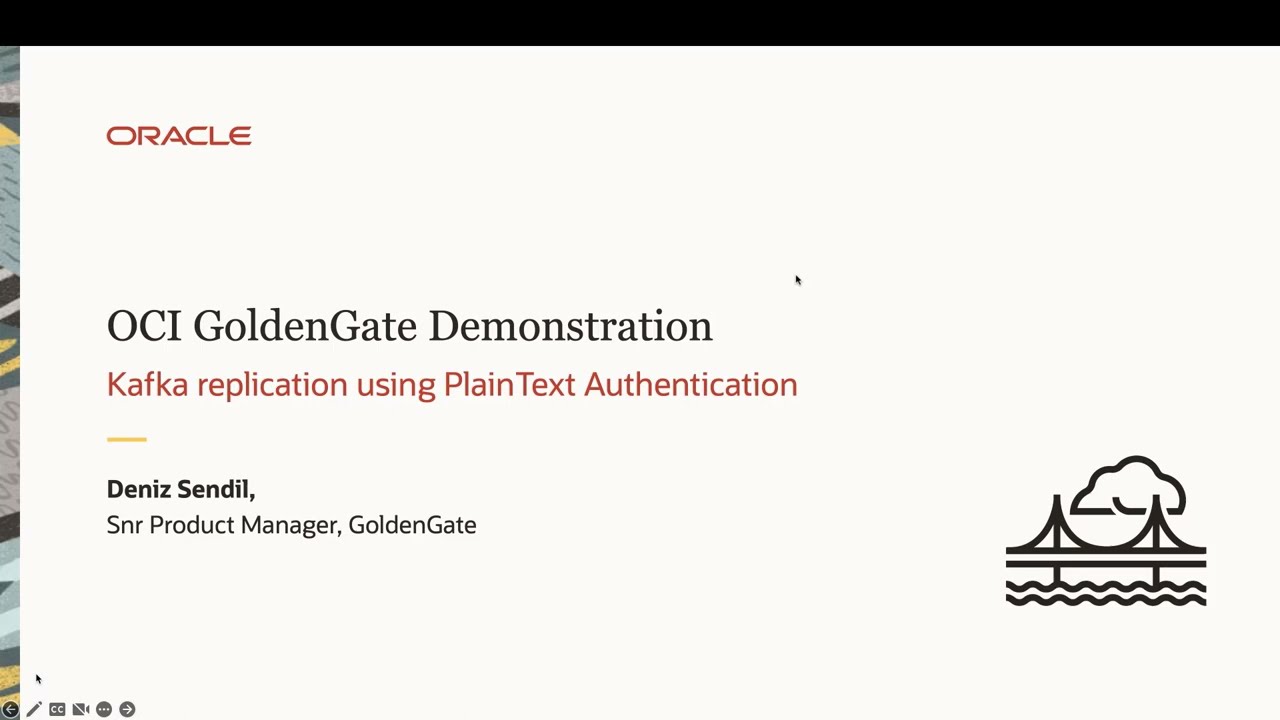 OCI GoldenGate with Apache Kafka (Plain Text Authentication)