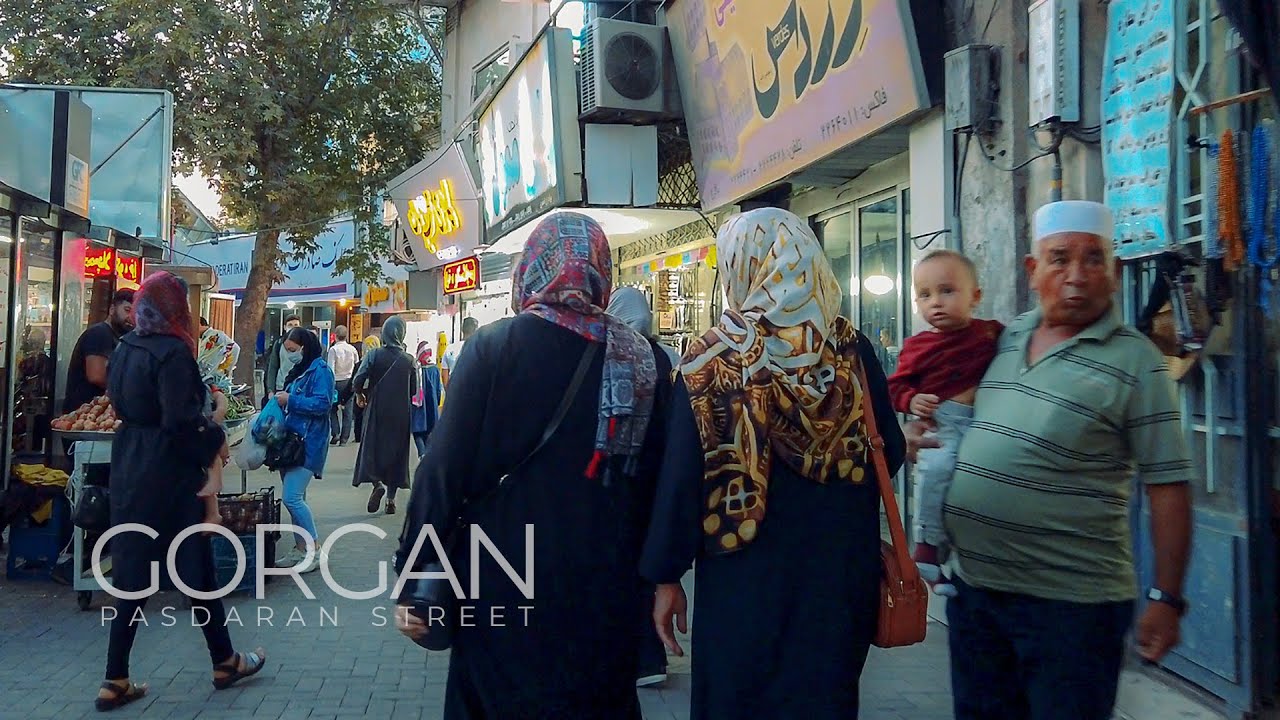 GORGAN - Walking on Pasdaran Street (Part 1) / گرگان - خیابان پاسداران