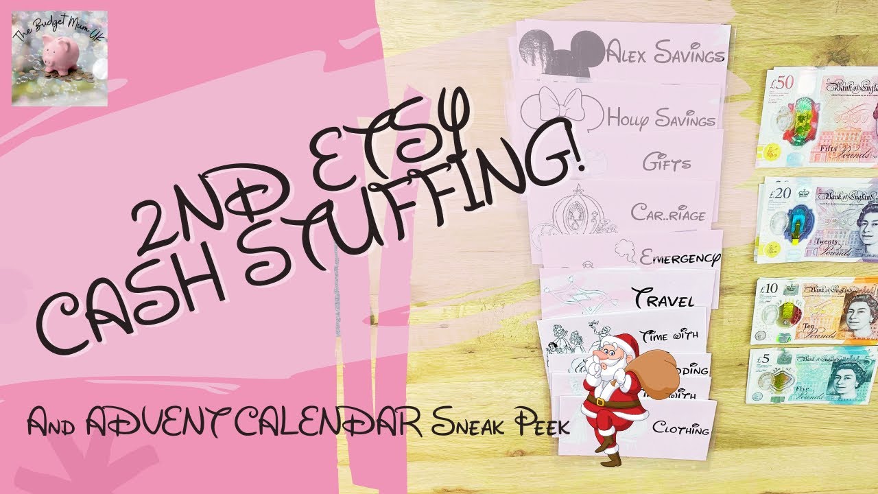 Another BIG ETSY cash stuffing and Advent Calendar Sneak Peep 🤫🎅🤶