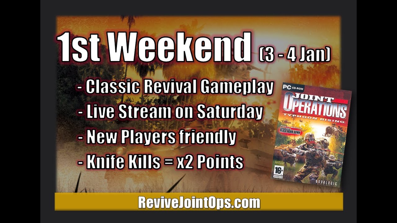 1st Weekend LIVE STREAM - Joint Operations: Typhoon Rising Revival Tournament