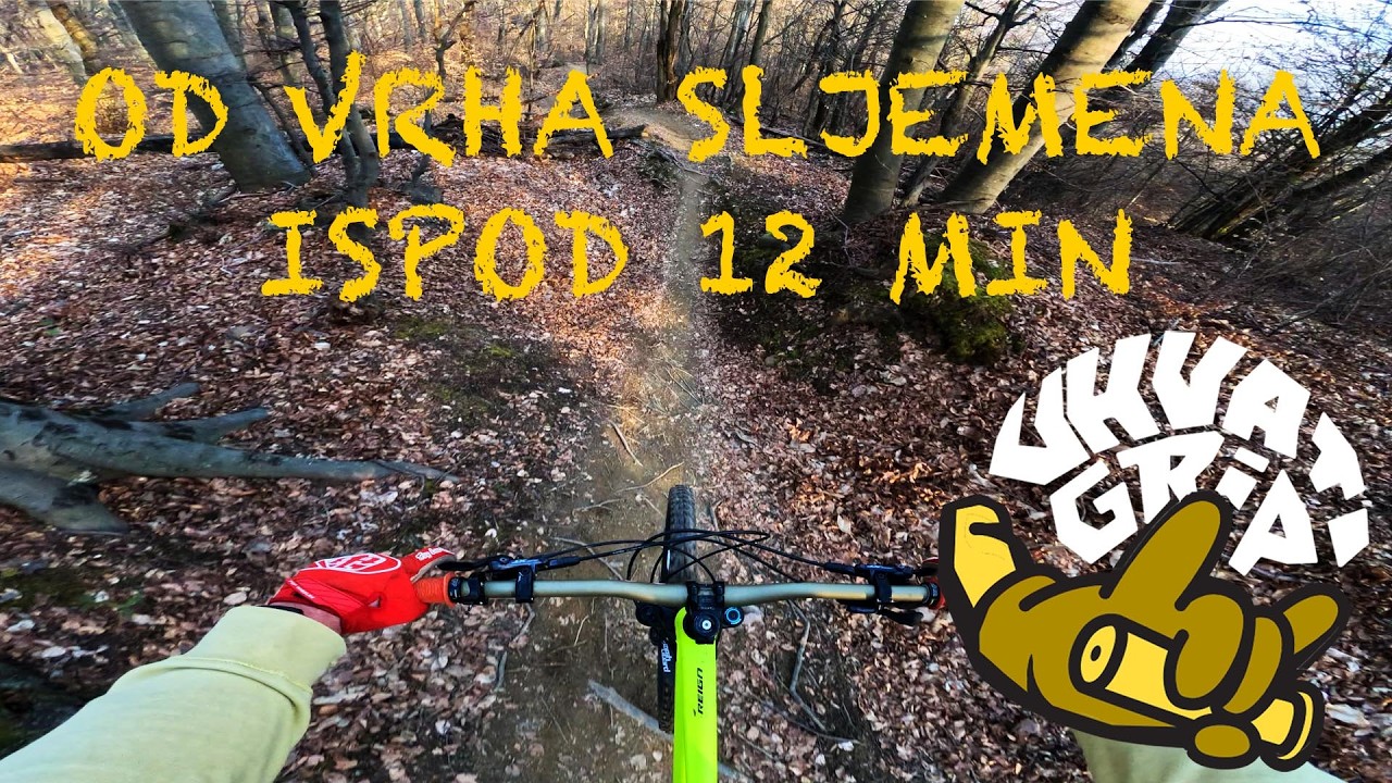 Sljeme ➝ Gračani ispod 12 MIN! 🚵‍♂️ MSU / Osinjak / Mica / Kriva Gljiva | GoPro POV