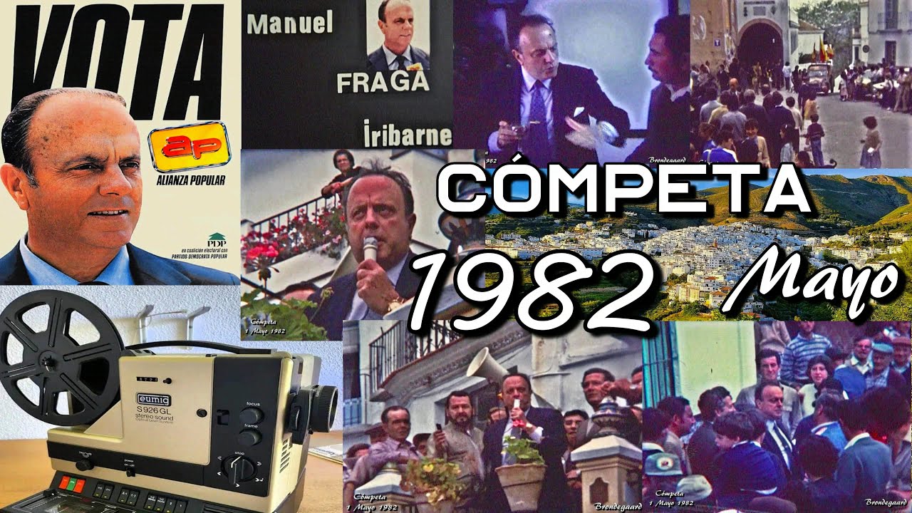 Historia: Manuel Fraga en Cómpeta Mayo de 1982