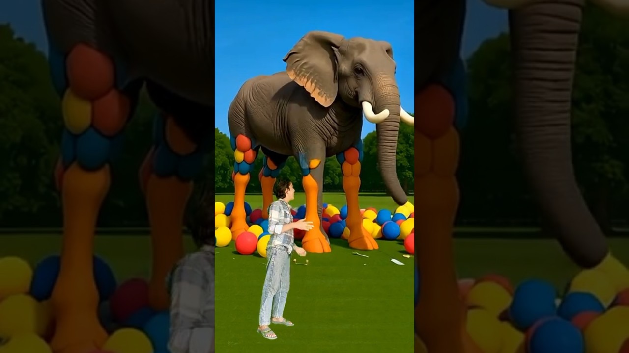 The ma elephant  🐘assistant placed onthe football field is popular, co-produced,creative newg