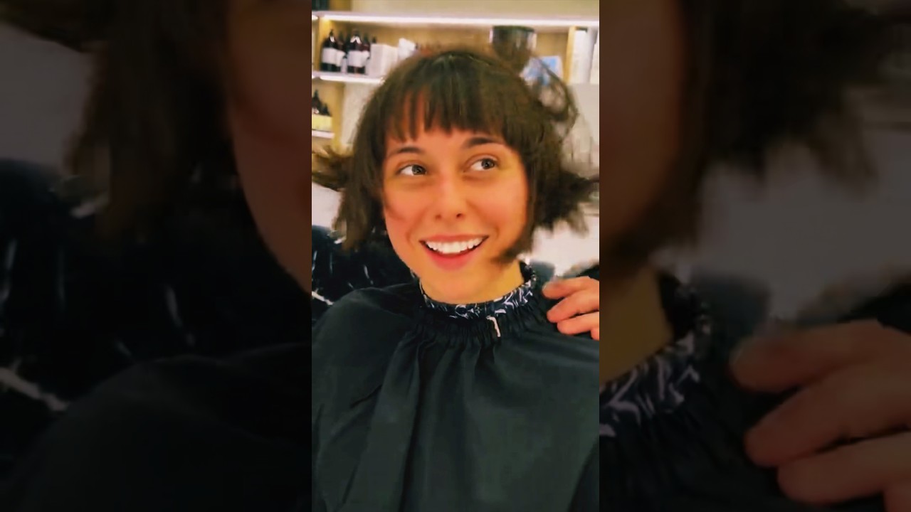 BECOMING DAME 1: Haircut #bobhaircut #haircut #veronicaswift #youtubeshorts