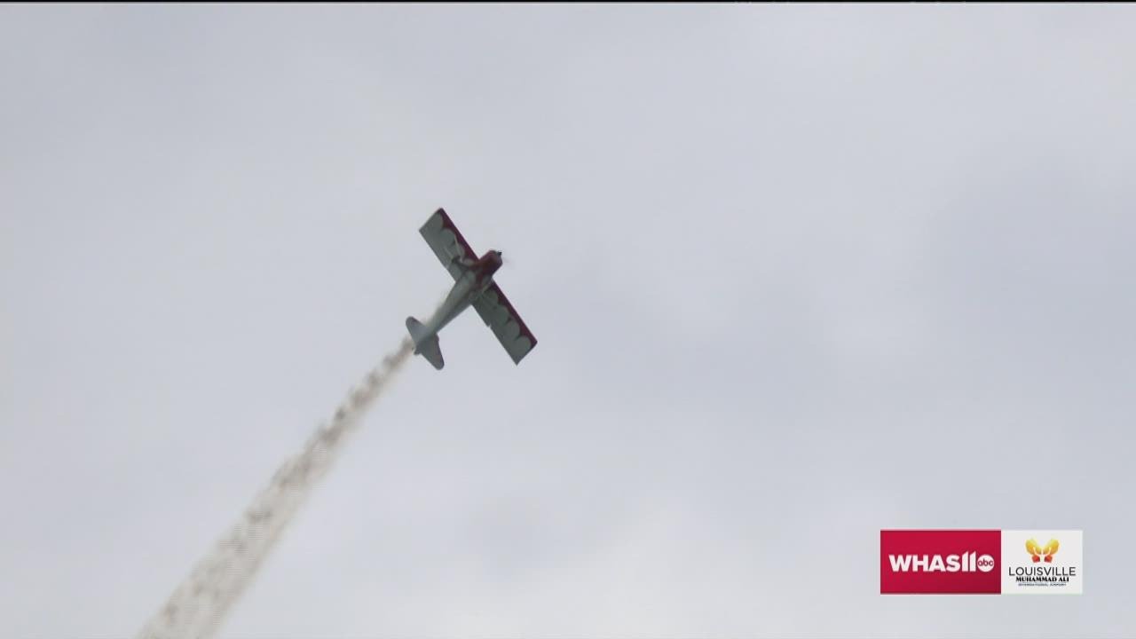 Taylorcraft performs maneuvers in Thunder Air Show
