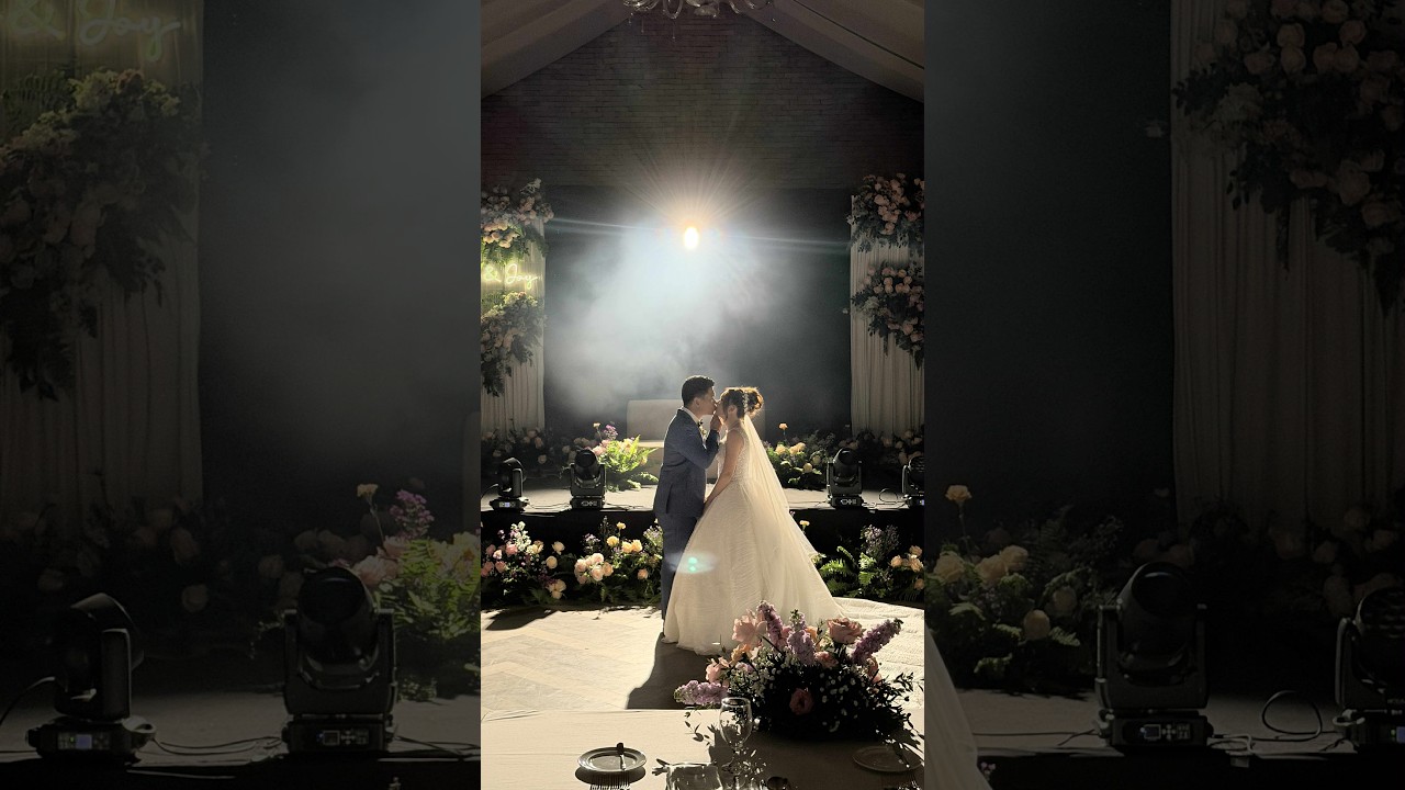 Vincent & Joy Gamba's Wedding February 8, 2026. Congratulations. Using Insta 360 Go Ultra