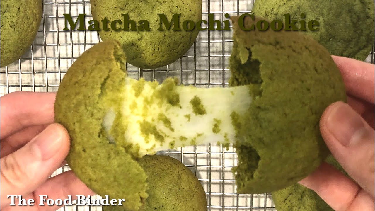 THE BEST Matcha Mochi Cookies | The Food Binder