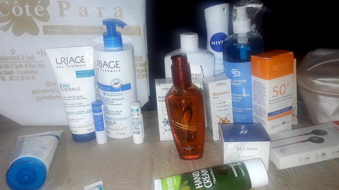 مشترياتي في عروض اخر السنة من cote para ومرجان مول marjane mall وفارمسي تركيا 🥰
