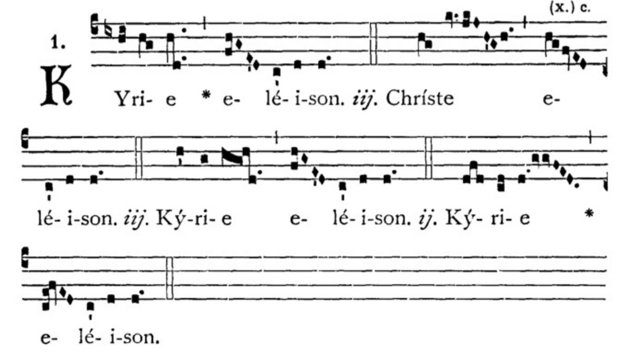 Gregorian Chant - Julian D. Jankowski - Kyrie (ad libitum X)