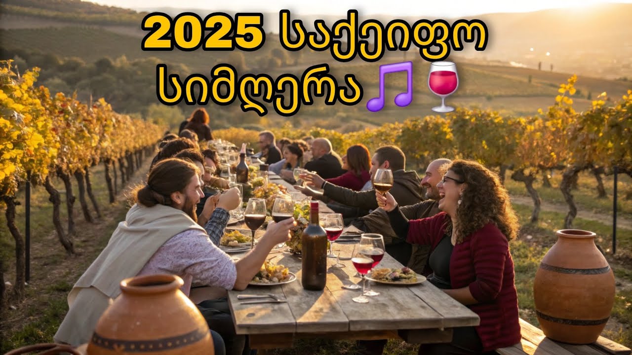 ახალი საქეიფო სიმღერა🎵 შემოდგომის სადღეგრძელო 🍷