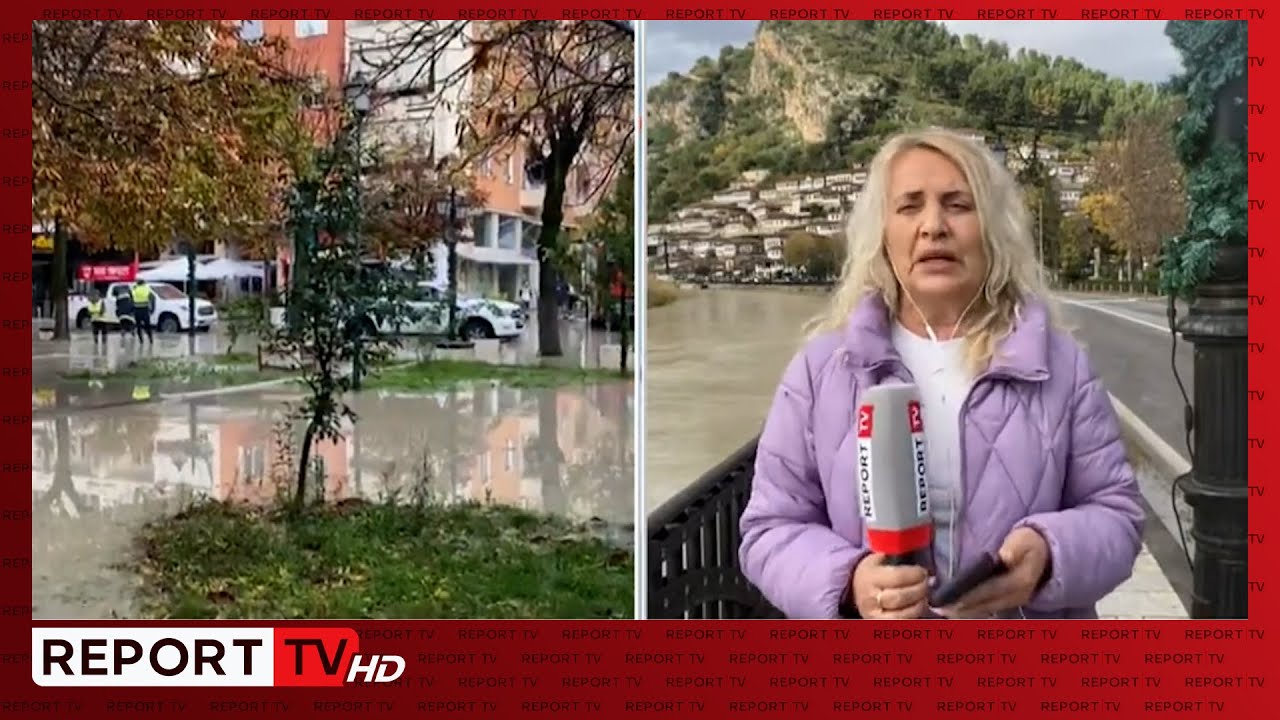 P&euml;rmbytje n&euml; Berat/ Osumi p&euml;rmbyt pedonalen, 20 cm uj&euml; rrezikon bizneset!