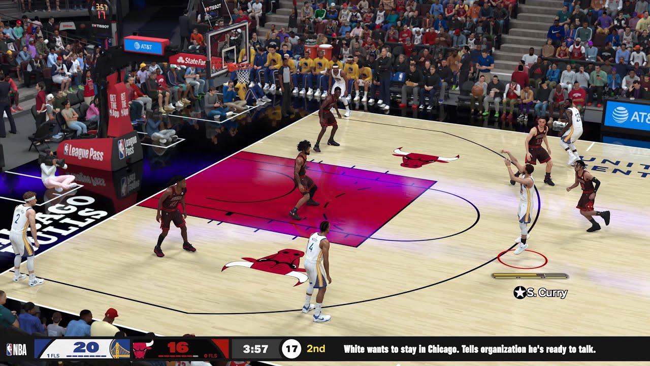 NBA 2K26 Gameplay (PS5) Warriors vs Bulls Hall of Fame Difficulty