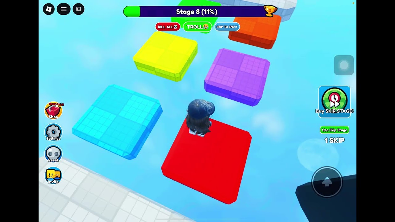 Playing with my Uncle in Roblox: Troll Obby