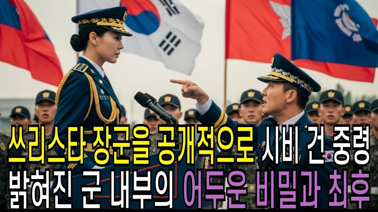 여군 쓰리스타 장군에게 공개적으로 시비 건 중령의 최후, 그리고 밝혀진 군 내부의 어두운 비밀