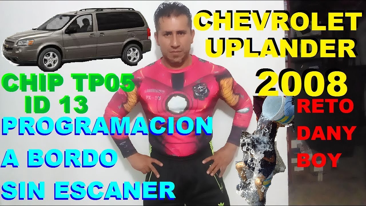 CHEVROLET UPLANDER 2008 Duplicado Y Programacion Chip TP03 ID 13 Sin Escaner