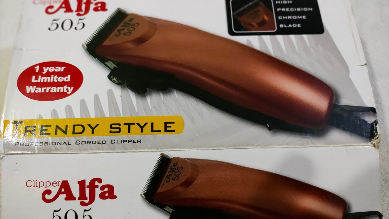 ماكينة الحلاقة الفا 505 ALFAصناعة تايوان ✂️💈ريفيو لأول مرة على يوتيوب