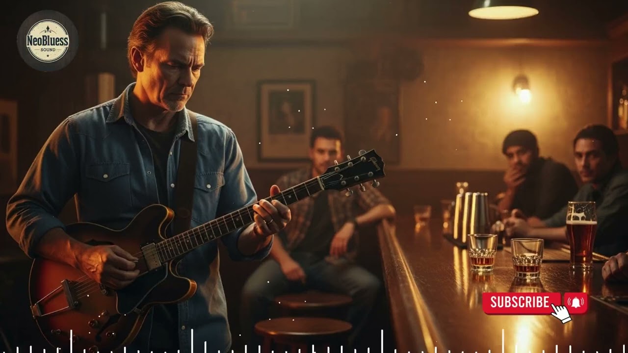 Whiskey Blues Guitar 🥃 Deep Slow Blues Music & Emotional Ballads