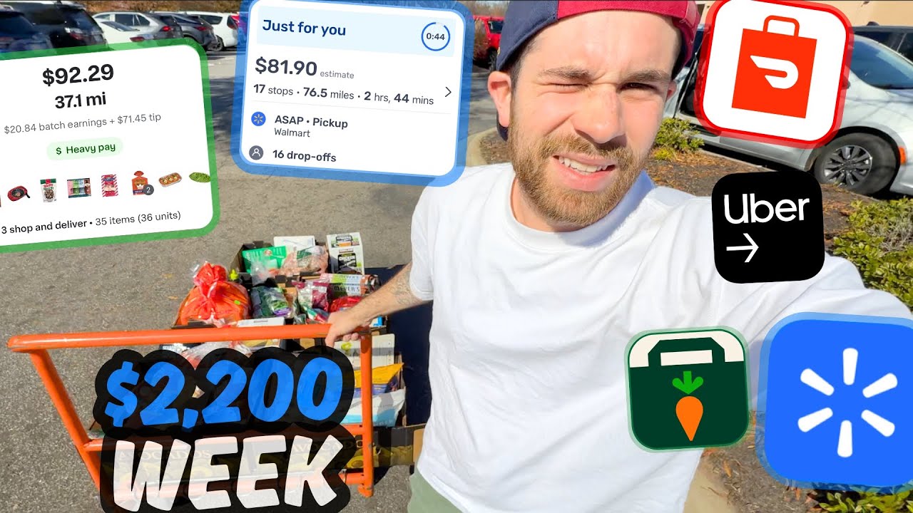$2,200 Week Adding Spark to the Mix! (Gig Delivery Hustle)