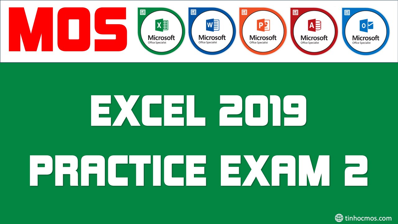 Excel 2019/365 (MO-200) Practice Exam 2