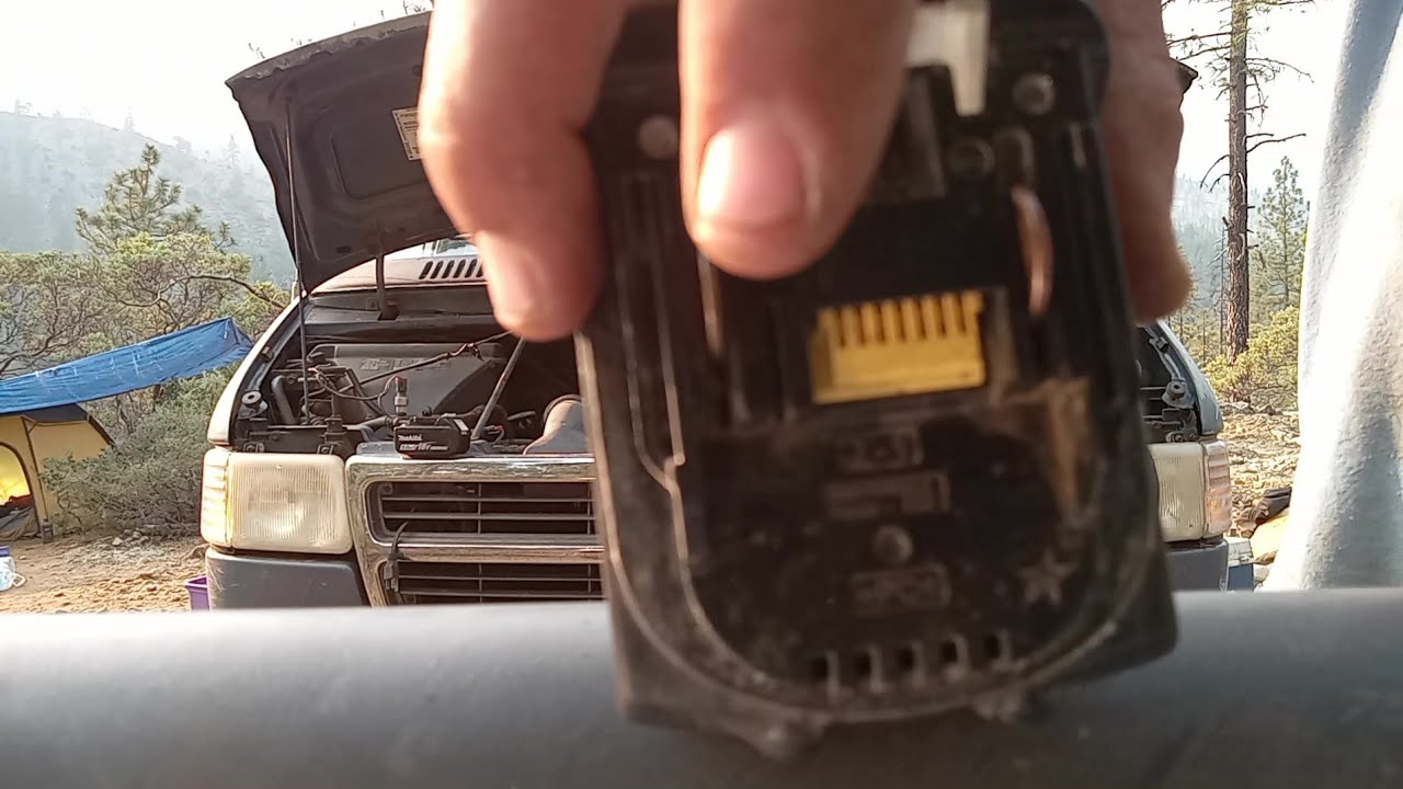 Jump Start Hack with Makita battery