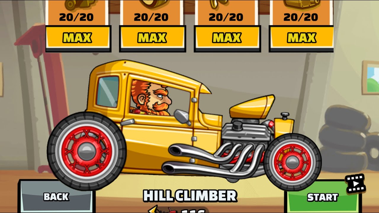 Hill Climb Racing 2 Hot Rod MAX Level