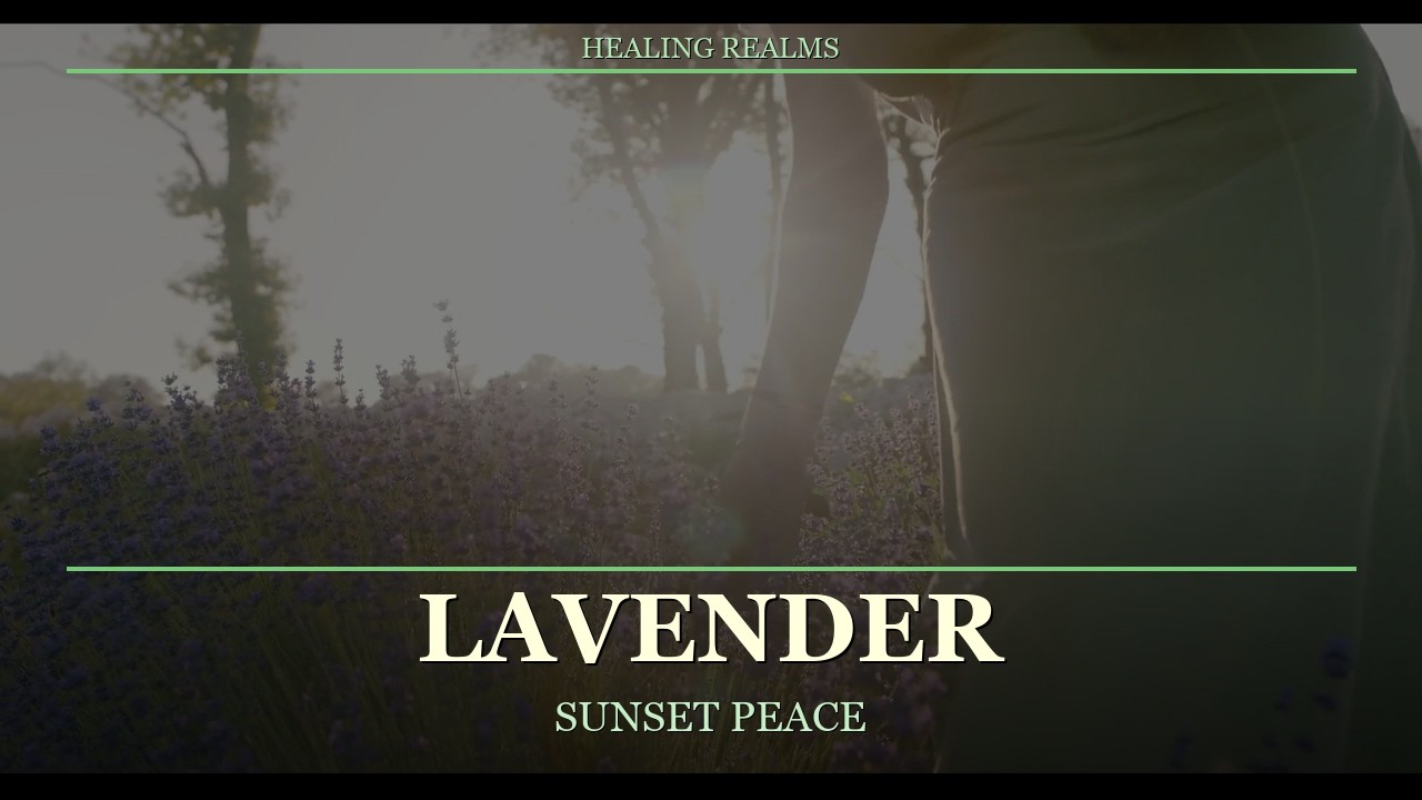 Lavender Fields at Sunset | Stress Relief Music | 3 Hours Peaceful Mind