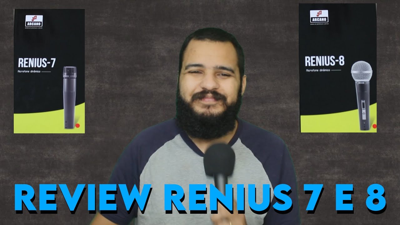 Review microfones Arcano Renius-7 e 8! Custo benéfico com boa qualidade de aúdio? 0