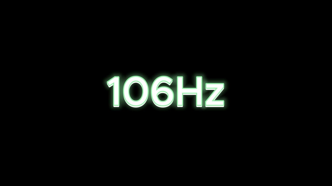 106Hz Tone Test: Speaker and & Headphone Frequency Response Check