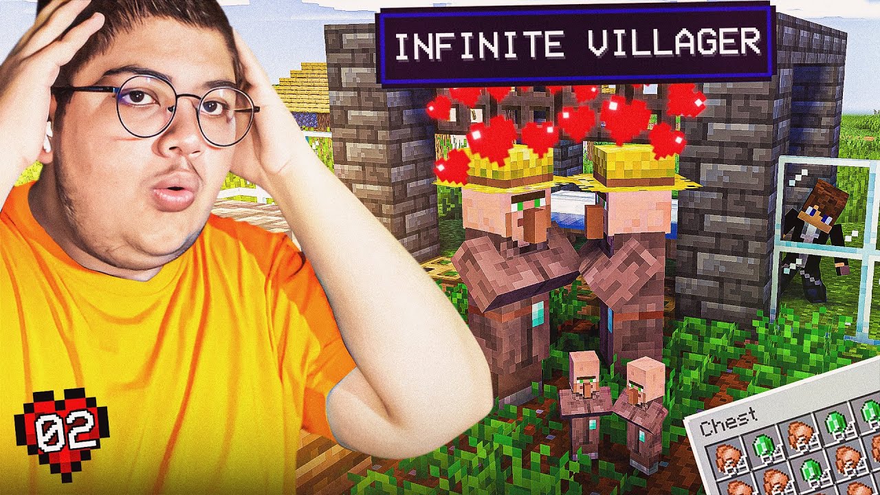 I MADE INFINITE VILLAGER BREEDER IN MY HARDCORE WORLD|| VAIBHAV NAGAR#2