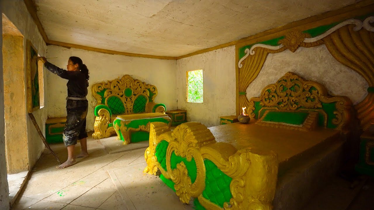 Girl Live Off Grid Built The Most Amazing Royal Home Shelter by Ancient skills