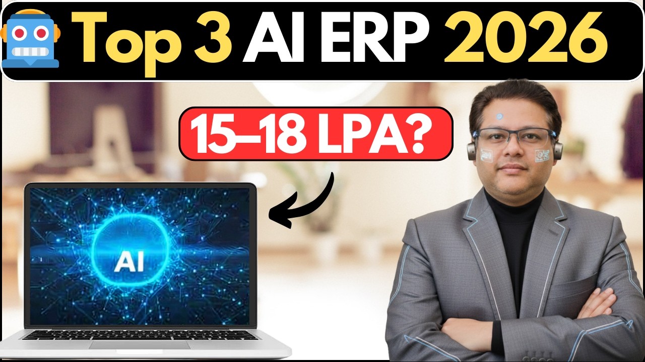 🚀 Best AI Integrated ERP Software to Learn in 2026 | High Paying ERP Jobs | Non-IT Friendly