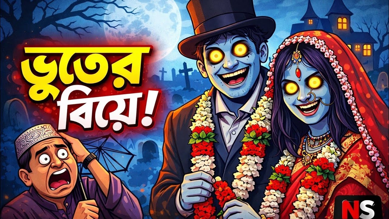 ভূতের বিয়ে | Bangla Horror Comedy| Bangla Bhuter Golpo|NS Studio|Horror Comedy Golpo।