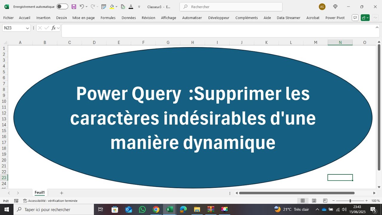 Power Query  :Supprimer les caractères indésirables d'une manière dynamique